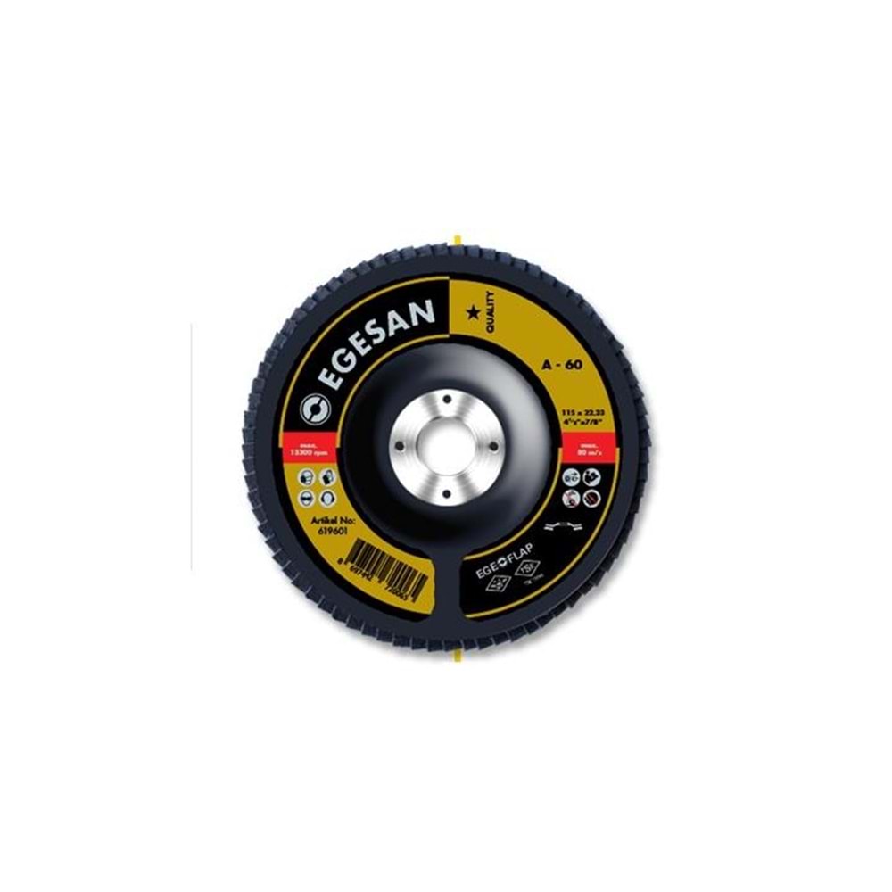 Egeli 115 Qualıty Flap Disk Nk-60