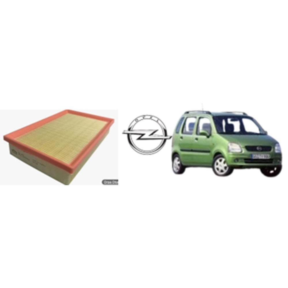 SA 488 HAVA FILTRESI OPEL AGILA 1.2 16V-1.0 12V 0