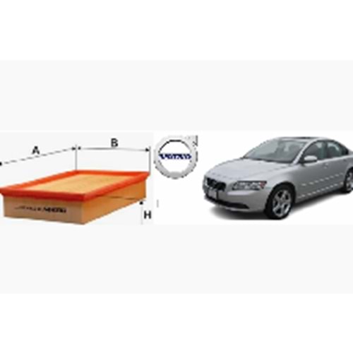 APH 215.55 VOLVO S40-V70 HAVA FİLTRESİ