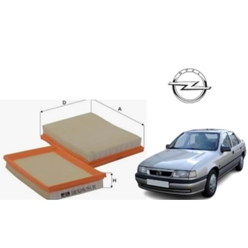 GHP 6312 X4 HAVA FİLTRESİ OPLE VECTRA A