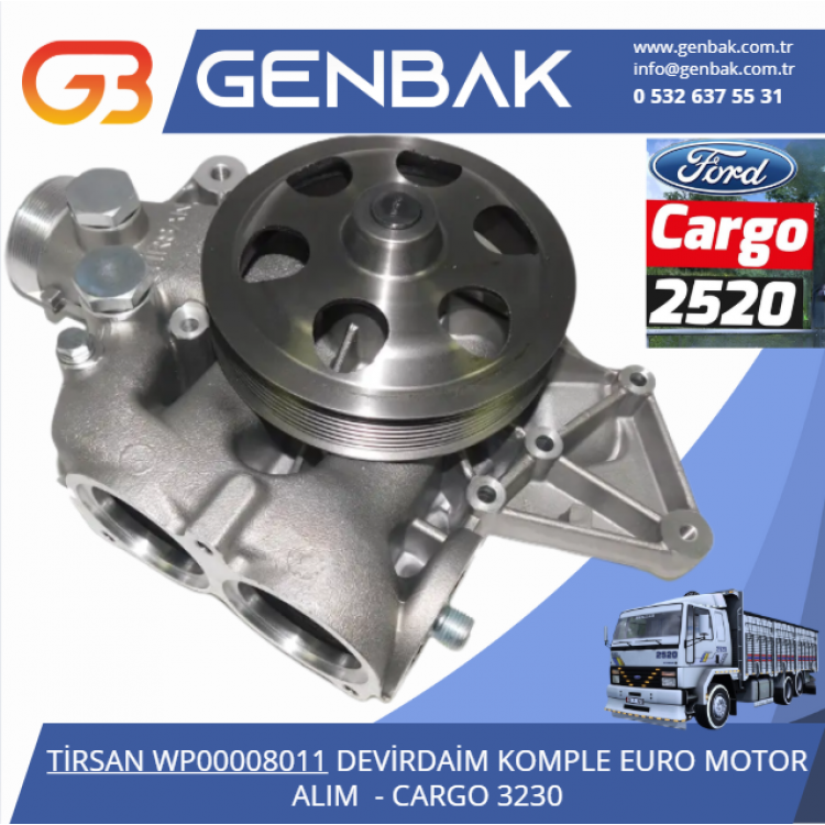 DEVİRDAİM KOMPLE EURO MOTOR ALIM - CARGO 3230 - TİRSAN WP00008011