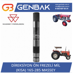 DİREKSİYON ÖN FREZELİ MİL KISA MF