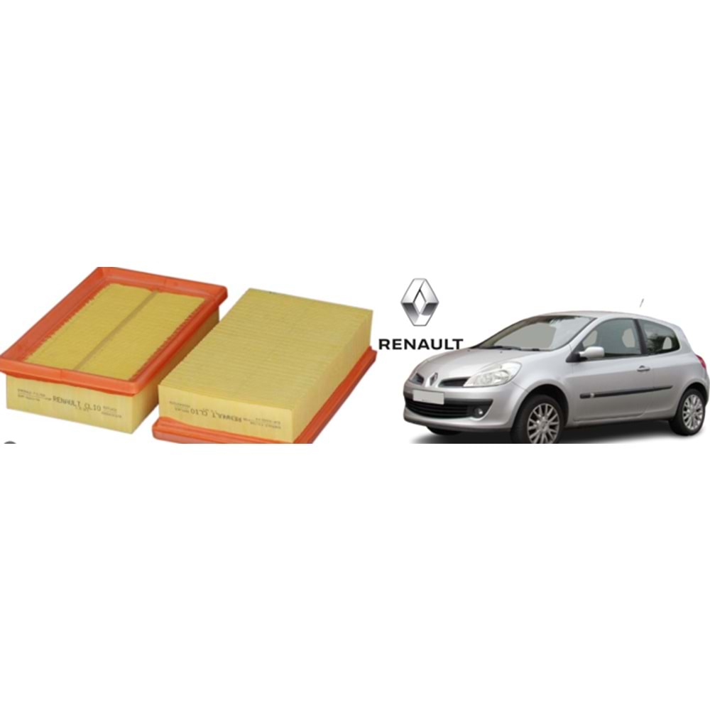 GHP 6243 X4 HAVA FİLTRESİ RENAULT CLIO III 1,5 DC - GOLD GHP 6243 X4