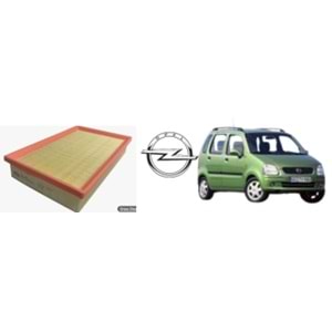 SA 488 HAVA FILTRESI OPEL AGILA 1.2 16V-1.0 12V 0
