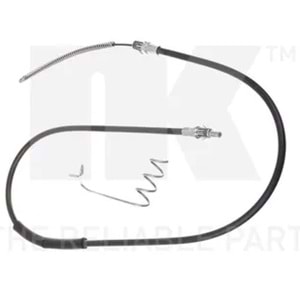 EL FREN TELİ ARKA SOL V184 2,0TDCI/2,4TDCI 00 gt;06 (A,CEKER ARKA TEK TEKER) OLCU: 1528/1238 | ARKA SOL